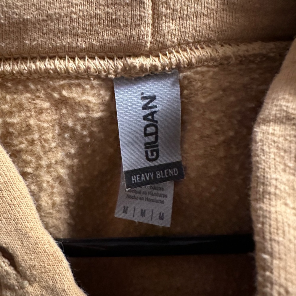 Gildan Tan Heavy Blend Hoodie - Picture 2 of 2